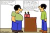 Cartoon: In der Apotheke... (small) by Stiftewürger tagged apotheke,fettleibigkeit,übergewicht,adipositas,fitnessstudio,männer,gesundheit,gesellschaft,ernährung,medizin,arznei
