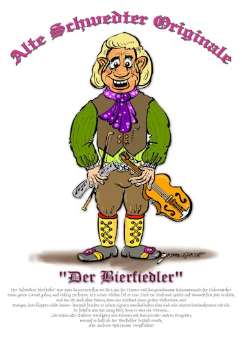 Cartoon: Alte Schwedter OriginaleII (medium) by Cartoon_EGON tagged zum,schmunzeln,allemal