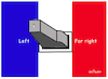 Cartoon: Left on and far right off (small) by Avilarte tagged france,election,right,left,lepen,far