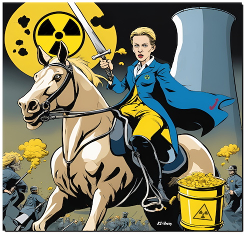 Cartoon: Jean d.AKW (medium) by A Human tagged afd,weidel,kernenergie,atomkraft,deutschland,zdf,kernkraftwerk,atomausstieg,radioaktiv,abfall,castor,uran,plutonium,brennelemente,eu,atommüll,afd,weidel,kernenergie,atomkraft,deutschland,zdf,kernkraftwerk,atomausstieg,radioaktiv,abfall,castor,uran,plutonium,brennelemente,eu,atommüll