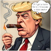Cartoon: Chain Smoker (small) by KI-Vossy tagged trump,usa,potus,präsident,cuba,president,blood,schweinebucht,kuba,kettenraucher,zigarre,havana,habana,cigar,smoking,rauchen,raucher,smoker