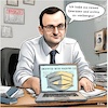 Cartoon: Maskierte Mail (small) by A Human tagged jens,spahn,cdu,maske,masken,covid,covidmasken,maskendeal,gesundheit,gesundheitsminister,gesundheitsministerium,pandemie,mail,email,maskenhersteller,auftrag,schadensersatz,emix,schweiz,bonn,prozess,gericht,urteil,schutzmaske,schutzmasken,schutzkleidung,timm,skandal,lobby,lobbyist,ministerium,euro,betrug