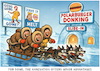 Cartoon: Polarburger (small) by KI-Vossy tagged us,president,trump,usa,potus,greenland,burger,polarburger,nato,wirtschaftskrise,isolation,annex,annexion,economic,crisis,sledge,inuit,winners,loosers,präsident,grönland,denmark,dänemark,europa,europe,china,russia,russland