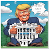 Cartoon: Potus again (small) by A Human tagged usa,president,trump,elections,politics,america,potus