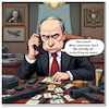 Cartoon: Sanctions (small) by A Human tagged trump,putin,usa,russland,ukraine,sanktionen,sanctions,allies