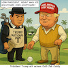Cartoon: FINGIERT (small) by ArtyFicial tagged usa,trump,president,golf,gulf,america,faked,goldfinger,golffinger,oddjob,james,bond,politics,fingiert