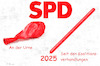 Cartoon: Metamorphose (small) by ArtyFicial tagged 2025,spd,entwicklung,metamorphose,wahl,urne,wahlurne,bundestagswahl,koalitionsverhandlungen,koalition