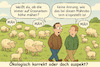 Cartoon: Natürlich oder künstlich? (small) by ArtyFicial tagged mähroboter,schafe,vorteile,nachteile,roboter,ki,künstliche,intelligenz,ai,artificial,intelligence,imitate