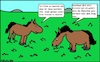 Cartoon: Gras... (small) by Schwabbel tagged satire,kannabis,gras,pferde,lauterbach,ampelregierung,drogen