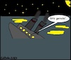 Cartoon: Sitz gerade... (small) by SMK tagged gerade,sitzen,schiffsuntergang,meer,seereise,schiffsreise,untergang,sinken,nacht