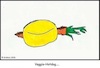 Cartoon: Veggie-Hotdog... (small) by SMK tagged hotdog,möhre,karotte,vegetarier,veganer,veggie