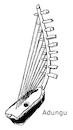 Cartoon: Adungu (small) by Aiko tagged adungu,stringed,acoustic