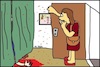 Cartoon: Gestörter Frieden... (small) by Horrorkritzler tagged horror,grauen,blut,splatter,mörder,hausfriedensbruch,angst,gewalt,mann,frau,eindringling,verbrechen,untat
