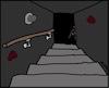 Cartoon: Keller des Grauens... (small) by Horrorkritzler tagged keller,grauen,monster,geist,angst,dunkelheit,horror,grusel,schauder,unbehagen,furcht,beklemmung,treppe