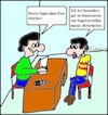Cartoon: Das Bewerbungsgespräch... (small) by Honk1978 tagged bewerbungsgespräch,bewerbung,männer,chef,bewerber,denunziant,gesellschaft