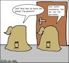 Cartoon: 2 Säcke... (small) by Kritzeltonne tagged säcke,sprichwort,redensart,tür,sprache