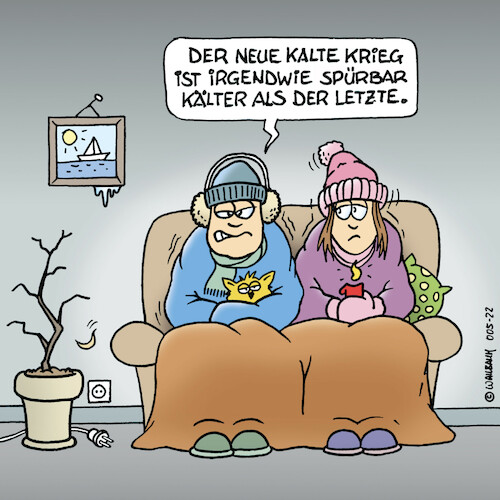 Cartoon: Kalter Krieg 2.0 (medium) by Rovey tagged herbst,winter,kalter,krieg,cold,war,kälte,gaspreise,gaskrise,gaspreisbremse,teuer,energiekosten,energieknappheit,energieversorgung,energiesparen,kostenexplosion,preisanstieg,ukrainekrieg,familie,ehepaar,wohnung,wohnen,sofa,zuhause,kalt,heizung,frieren,frost,deutschland,politik,frust,ärger,unzufriedenheit,herbst,winter,kalter,krieg,cold,war,kälte,gaspreise,gaskrise,gaspreisbremse,teuer,energiekosten,energieknappheit,energieversorgung,energiesparen,kostenexplosion,preisanstieg,ukrainekrieg,familie,ehepaar,wohnung,wohnen,sofa,zuhause,kalt,heizung,frieren,frost,deutschland,politik,frust,ärger,unzufriedenheit