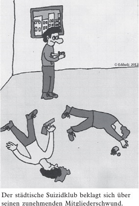 Cartoon: Mitgliederschwund... (medium) by SK1978 tagged suizidclub,suizid,selbstmord,freitod,gesellschaft,tod,verein,makaber,exit,abgang,club,männer,sekte,horror,sterben,düster,depressionen,melancholie,autoaggressionen,psychologie,psychiatrie,selbsthass