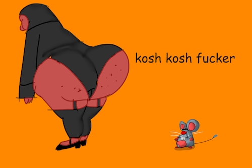 Cartoon: kosh kosh fucker (medium) by Mousawi tagged kosh