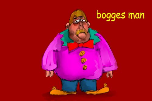 Cartoon: The bogges man (medium) by Mousawi tagged 