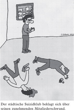 Cartoon: Mitgliederschwund... (medium) by Mr Speck tagged mitgleiderschwund,suizid,suizidklub,schwermut,gesellschaft,depressionen,melancholie,tod,verein,sterben