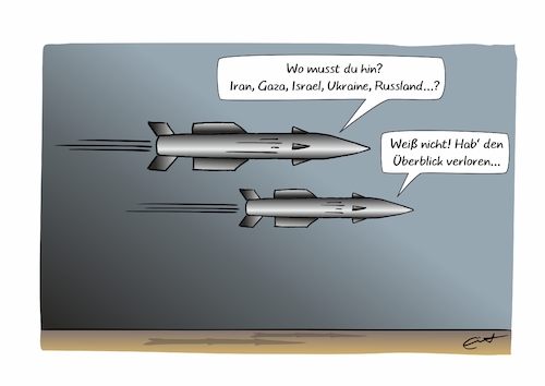 Cartoon: Überall Krieg (medium) by Bernd Eisert tagged krieg,iran,israel,amerika,bomben,tod,zerstörung,naher,osten,krieg,iran,israel,amerika,bomben,tod,zerstörung,naher,osten
