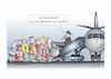 Cartoon: Kerosin wird knapp (small) by Bernd Eisert tagged verkehr,flugzeug,kerosin,knappheit,preis,pilot,kontrolle