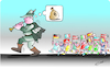 Cartoon: Profisport (small) by Bernd Eisert tagged fußball,verband,uefa,geld,profit,gier