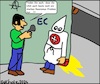 Cartoon: Umfrage... (small) by SMK1978 tagged rassismus,umfrage,gesellschaft,befragung,männer,kkk,rassist