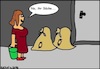 Cartoon: Na ihr Säcke... (small) by Kritzelspacko78 tagged frau,säcke,sprache,tiefgang