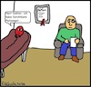 Cartoon: Platzangst... (small) by Kritzelspacko78 tagged angst,platzangst,therapeut,psychologe,luftballon,psychotherapie