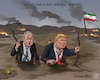 Cartoon: The Swamp (small) by Cyberwolf tagged trump,netanyahu,iran,middle,east,conflict,war
