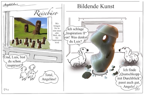 Cartoon: Durchblick (medium) by ChrisHolt tagged durchblick,dackelsicht