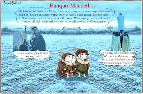 Cartoon: Macbeth III (medium) by ChrisHolt tagged shakespeare,dackelsicht