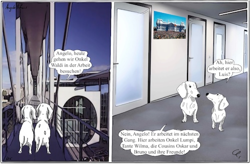 Cartoon: Vetternwirtschaft (medium) by ChrisHolt tagged politik,abgeordnete,vetternwirtschaft,parteien