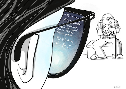 Datenbrille