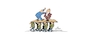 Cartoon: conflict (small) by GIP tagged gip