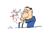 Cartoon: lier (small) by GIP tagged gip