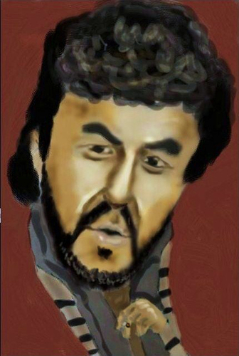 Cartoon: Arif Susam (medium) by Alpi Ayaz tagged singer