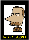 Cartoon: ION LUCA CARAGIALE CARICATURE (small) by QUEL tagged ion luca caragiale caricature