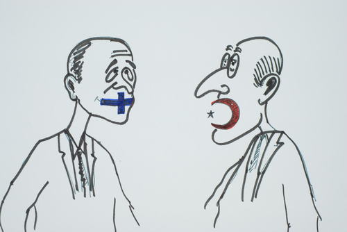 Cartoon: AB-TC (medium) by MSB tagged vrupa,birligi,türkiye,iliskileri