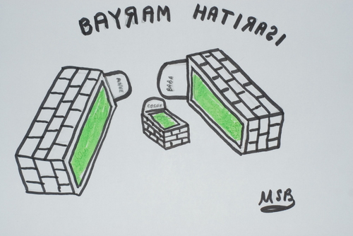 Cartoon: bayram tatili (medium) by MSB tagged bayram