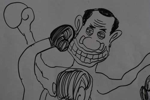 Cartoon: berlusconi (medium) by MSB tagged berlusconi