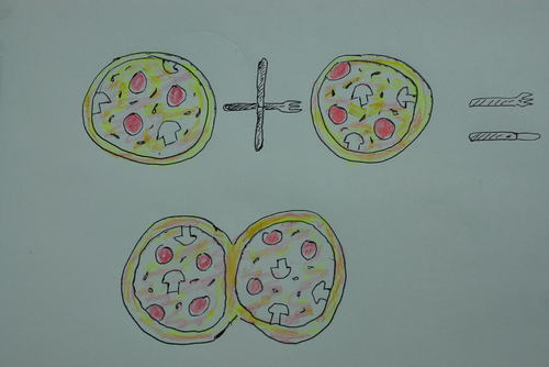 Cartoon: pizza (medium) by MSB tagged pizza