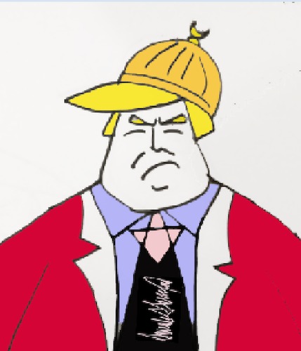 Cartoon: TRUMP (medium) by MSB tagged trump