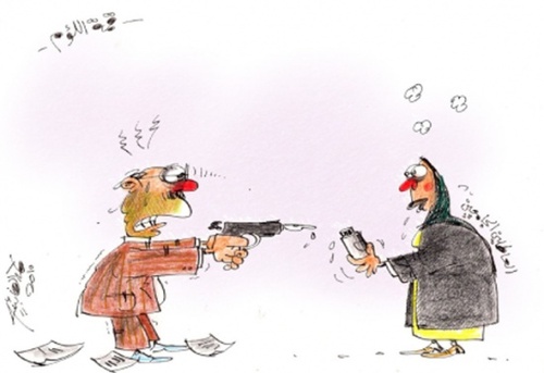 Cartoon: sss (medium) by hamad al gayeb tagged sss