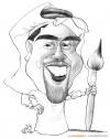 Cartoon: my portrat eby Thamer Hosni (small) by hamad al gayeb tagged my,portrat,eby,thamer,hosni