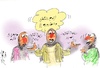 Cartoon: one for my husband and another f (small) by hamad al gayeb tagged one,for,my,husband,and,another