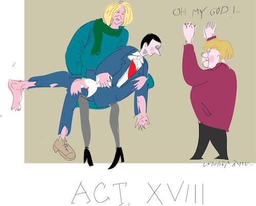 Cartoon: Act 18 (medium) by gungor tagged france,france