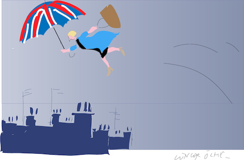 Cartoon: Brexit 5 (medium) by gungor tagged united,kingdom